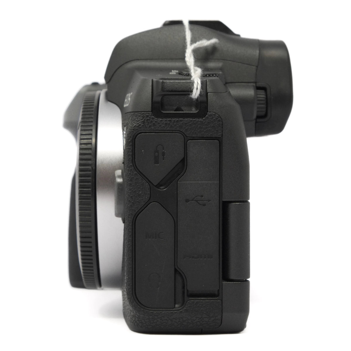 Used Canon EOS R Camera Body - side angle