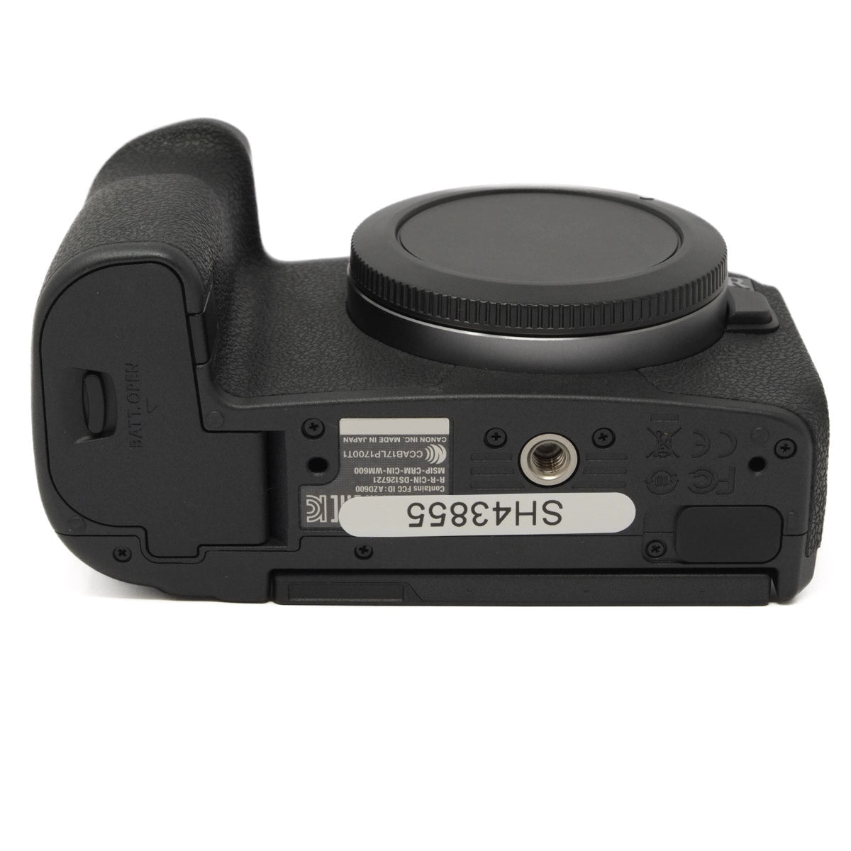 Used Canon EOS R Camera Body - bottom angle