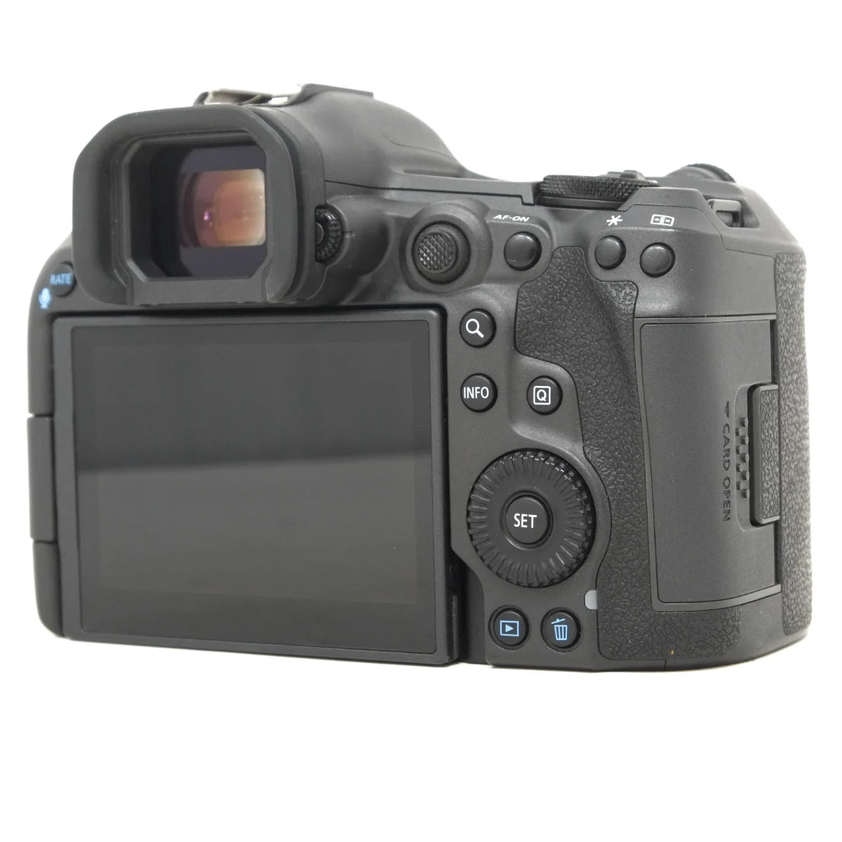 Used Canon EOS R5 II Mirrorless camera body - back angle