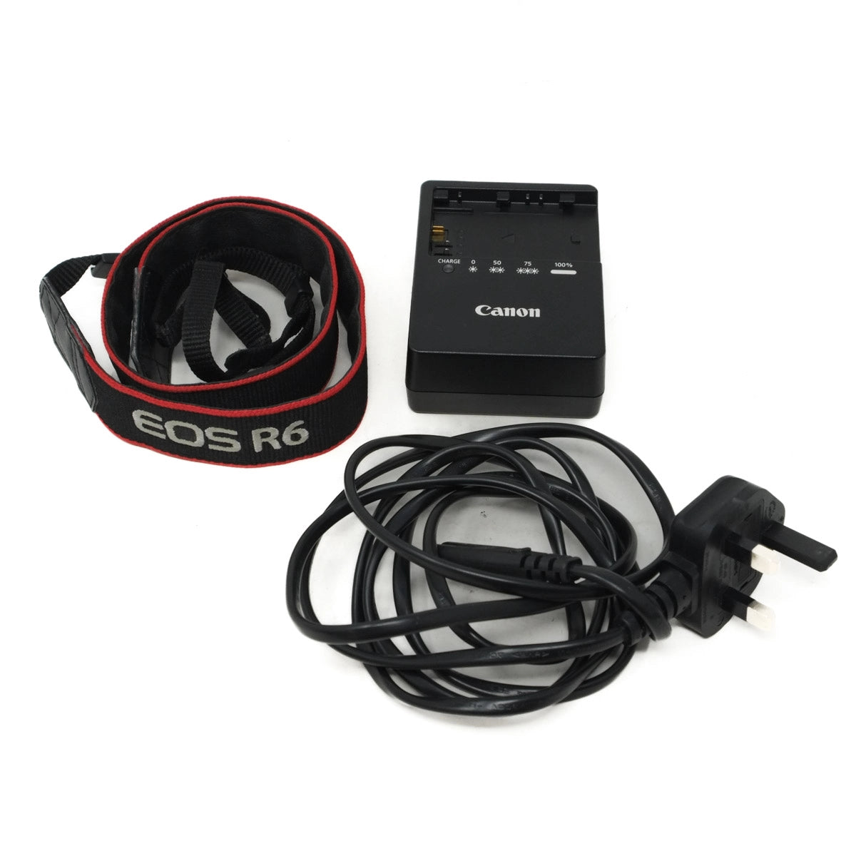 Used Canon EOS R6 Mirrorless camera body - strap and battery charger