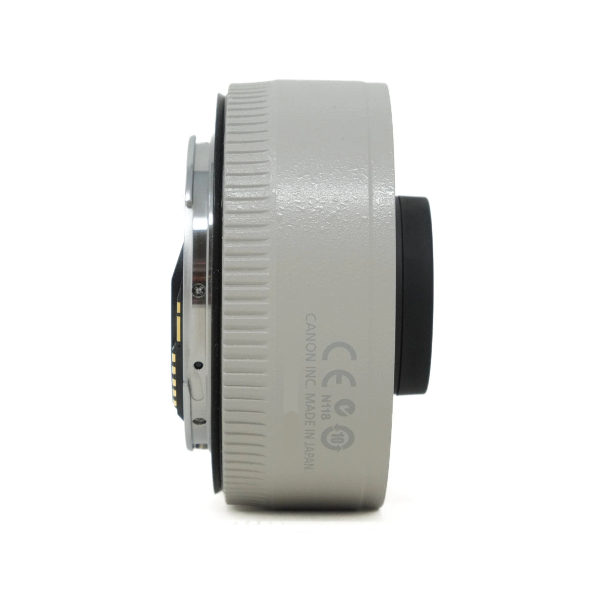 Canon camera lens on a white background
