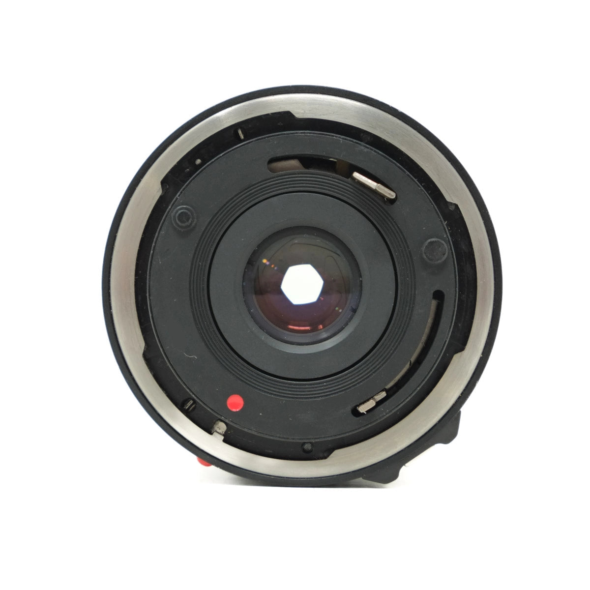 Camera lens on a white background