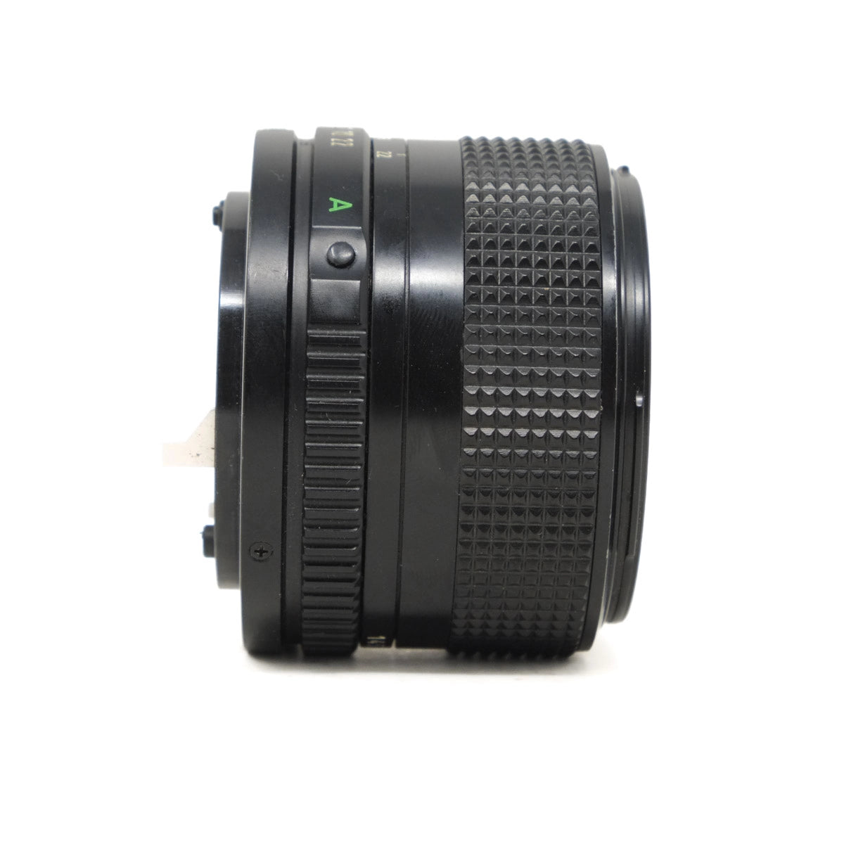 Camera lens on a white background