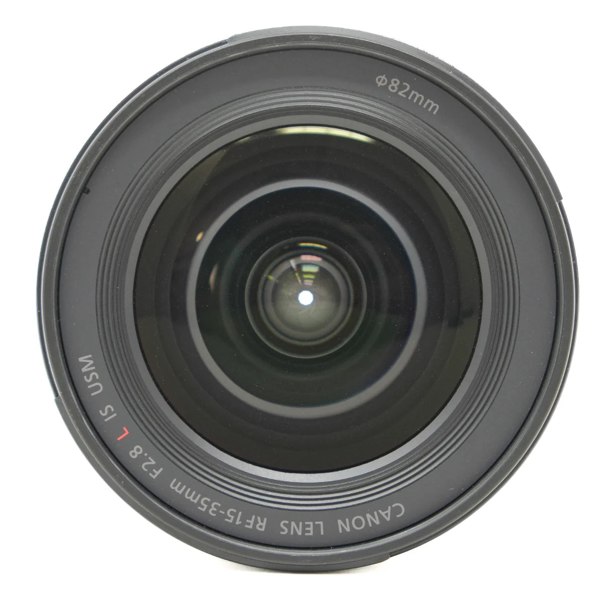 Used Canon RF 15-35mm f2.8L IS USM Lens - top angle