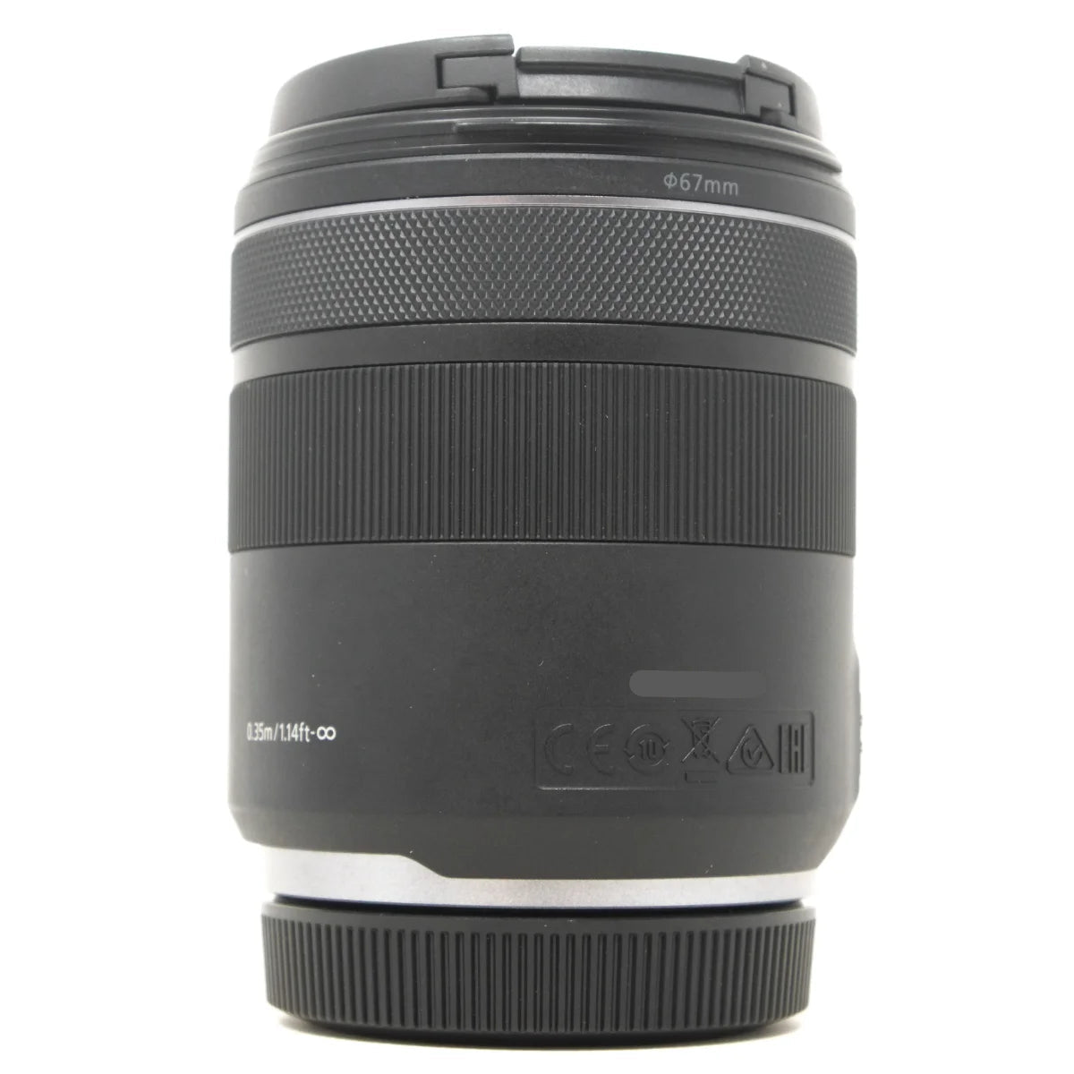 Used Canon RF 85mm F2 IS STM Lens - side angle