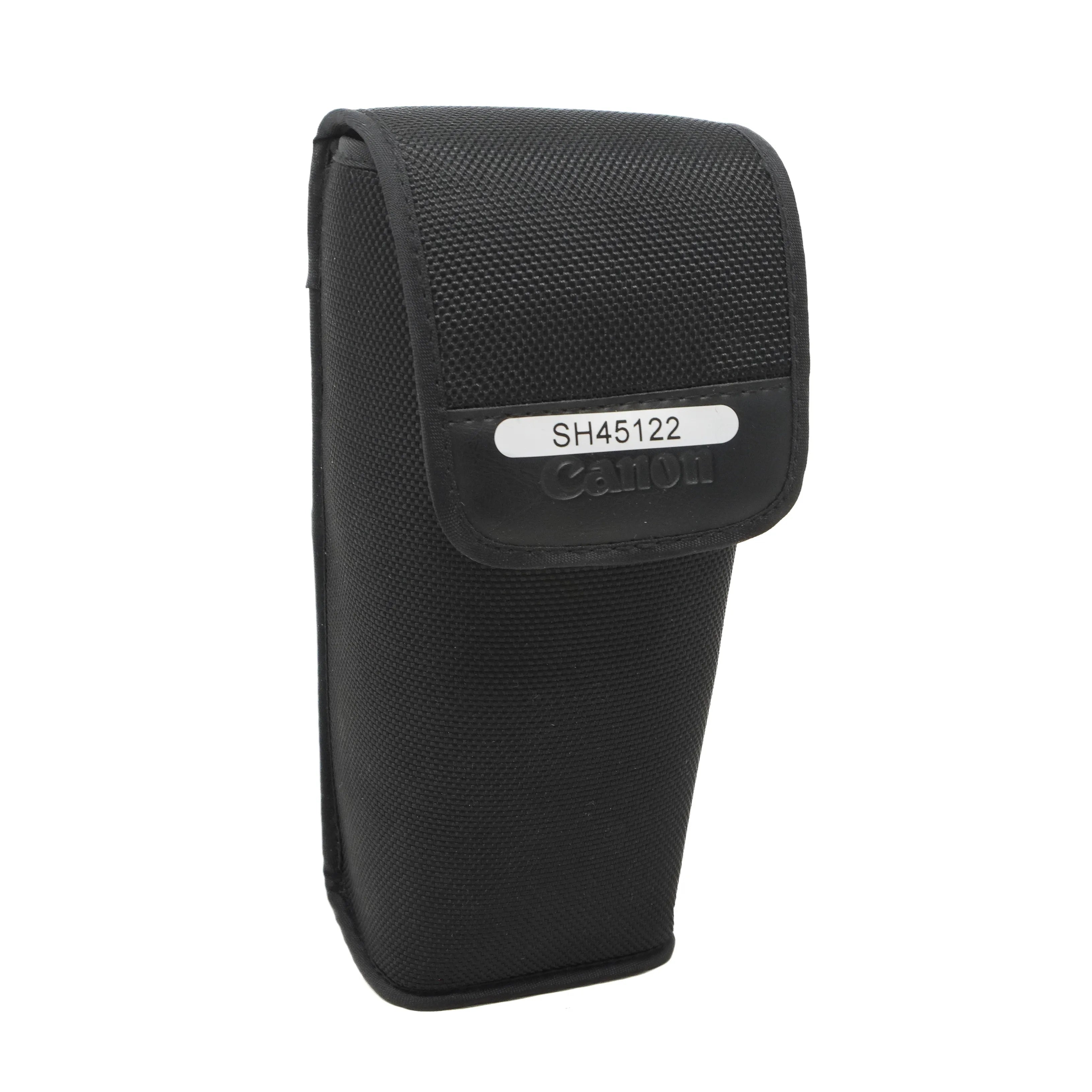 Black flash case with Canon branding on a white background