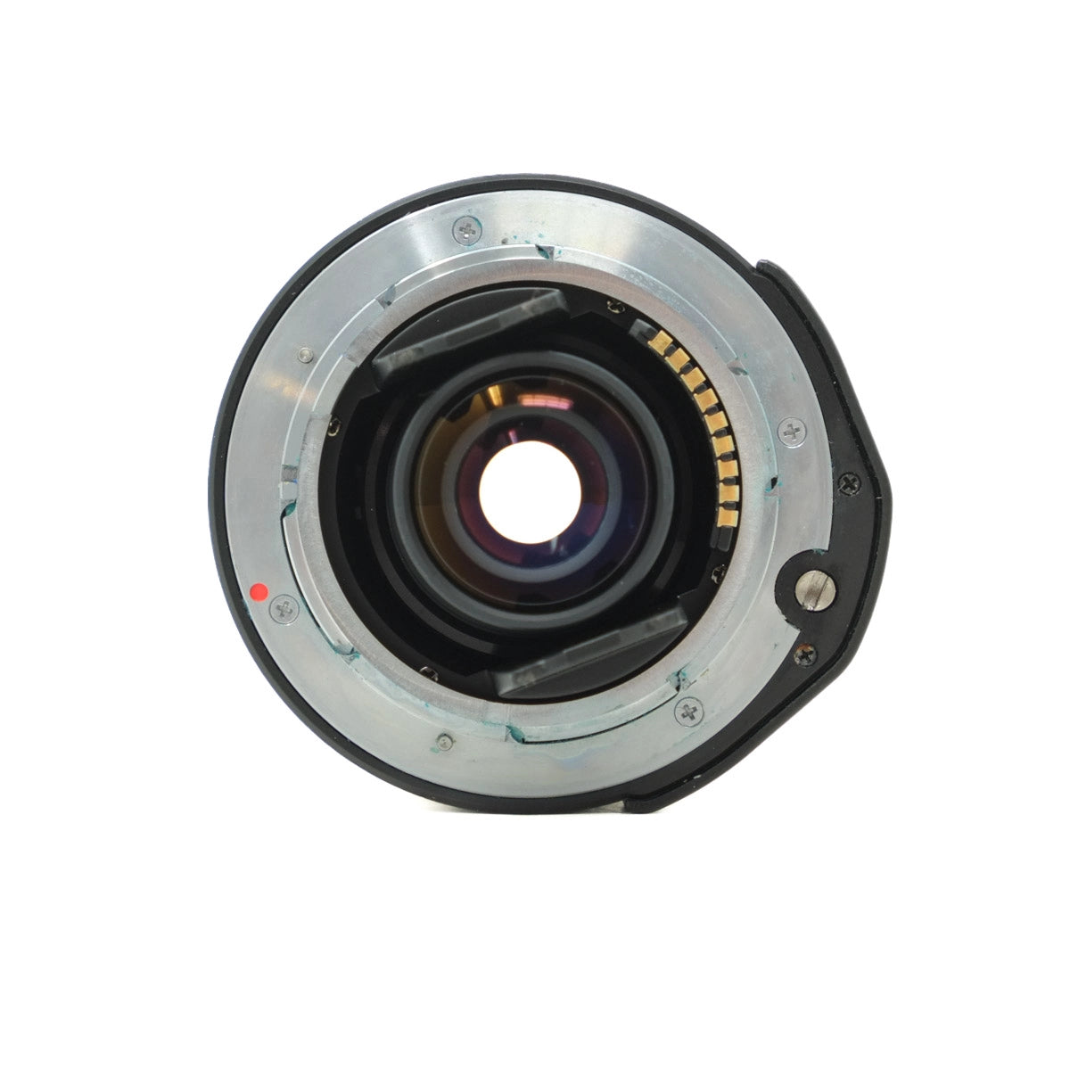 Camera lens on a white background