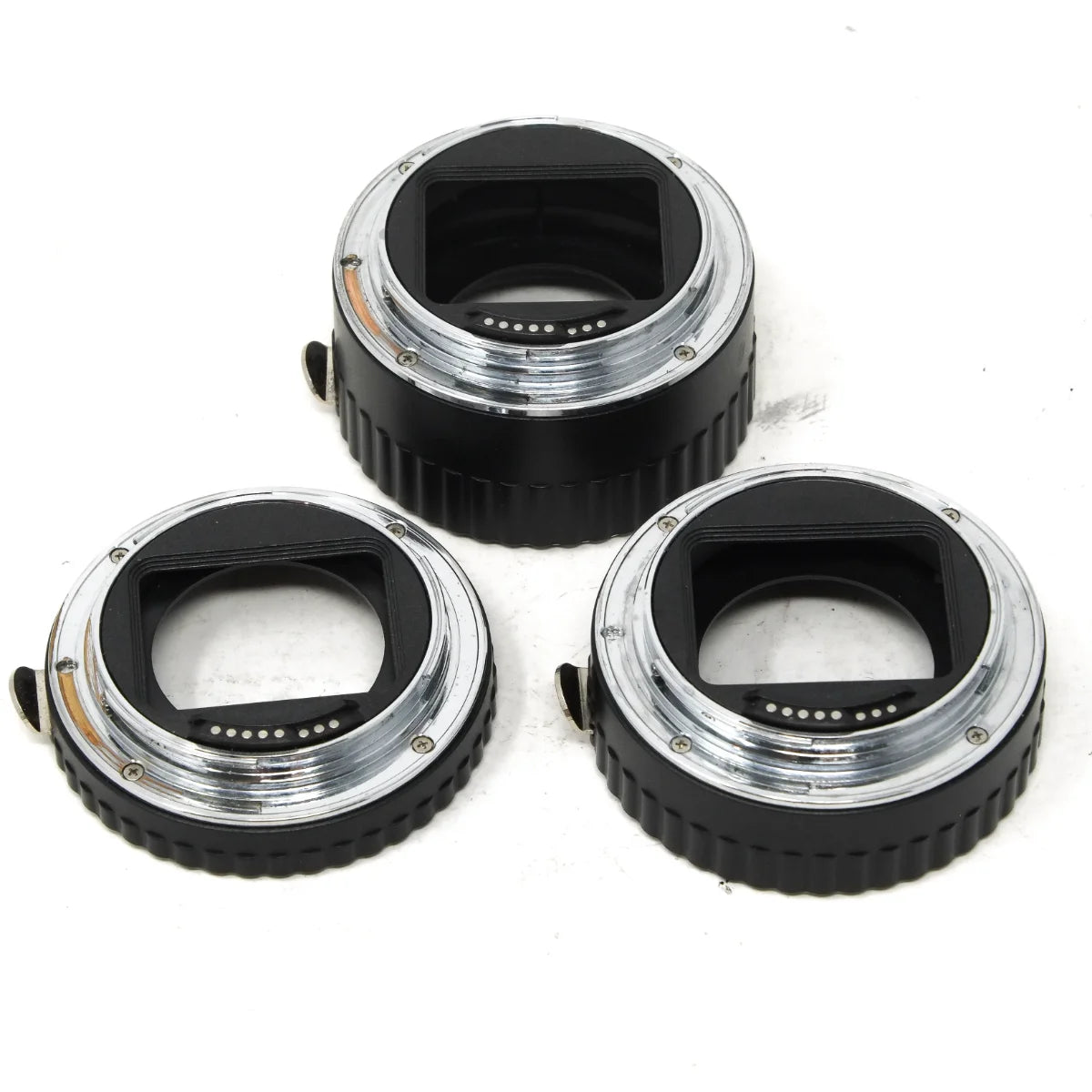 Used Extension tube set for Canon EF - bottom angle