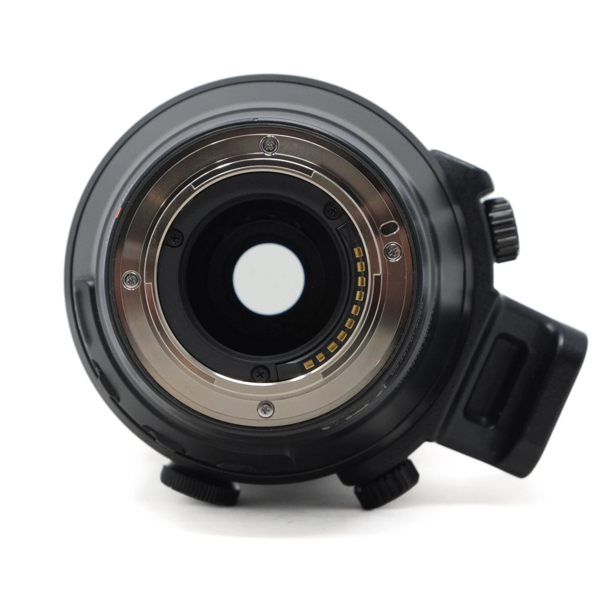 Camera lens on a white background