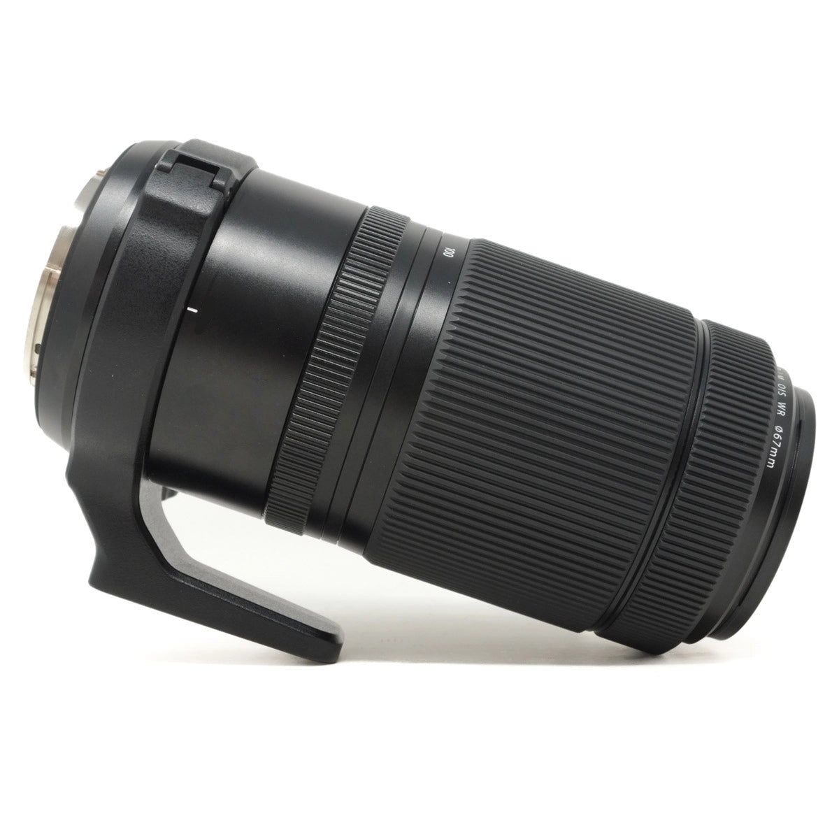 Camera lens on a white background