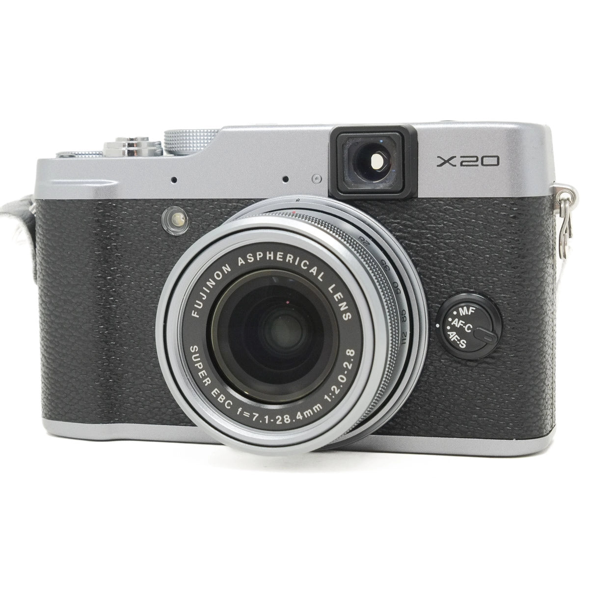 Digital camera with 'X20' model number on a white background