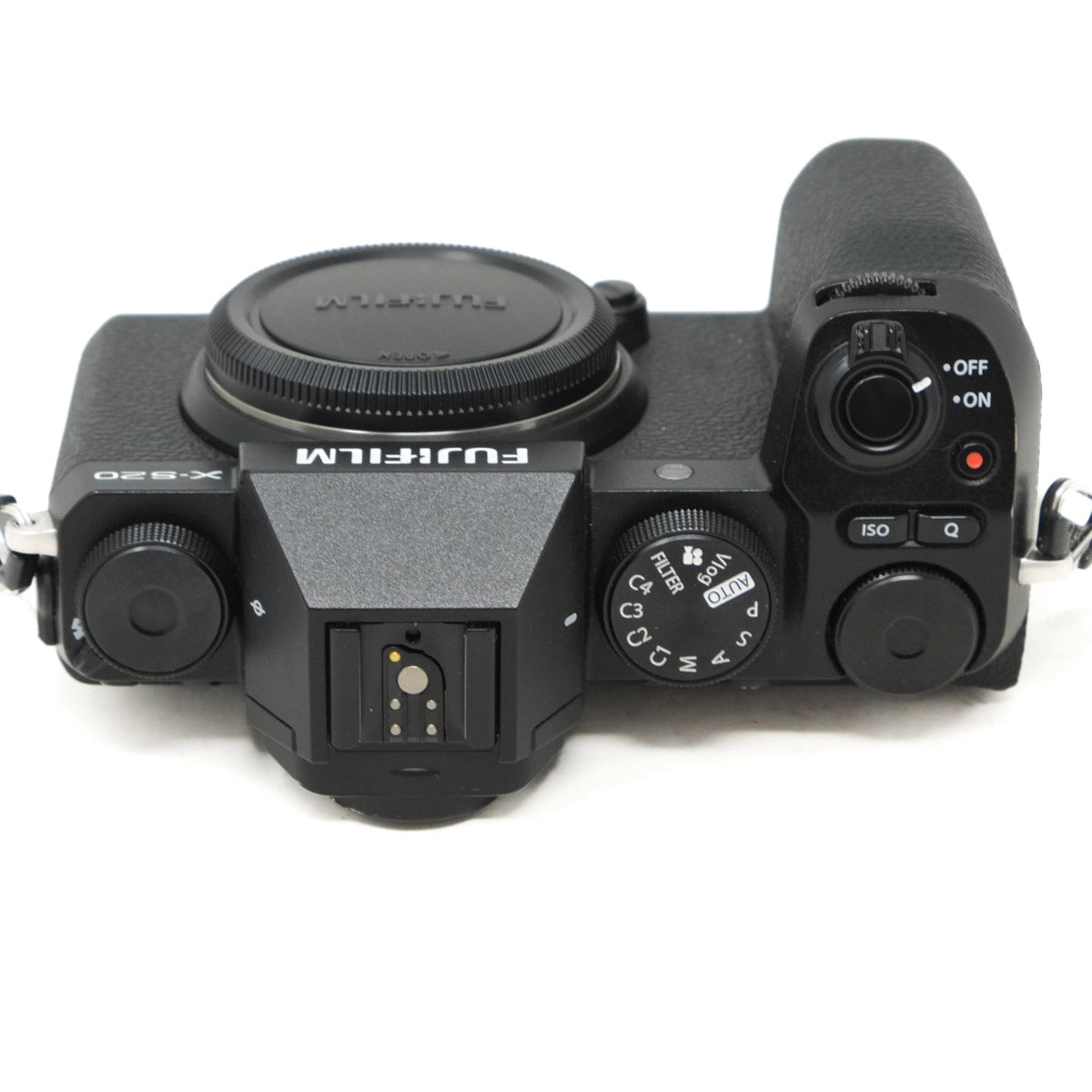 Fujifilm camera on a white background