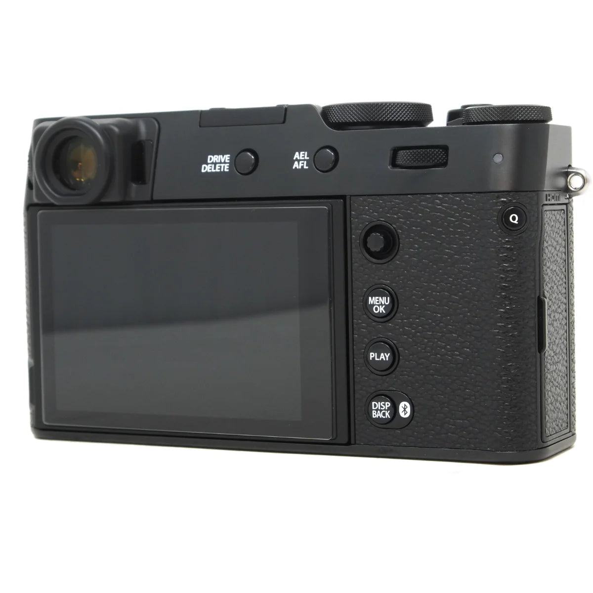Used Fujifilm X100 VI Compact Camera in Black - back angle