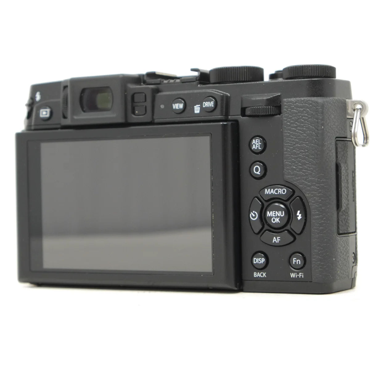 Used Fujifilm X30 Digital camera - back angle