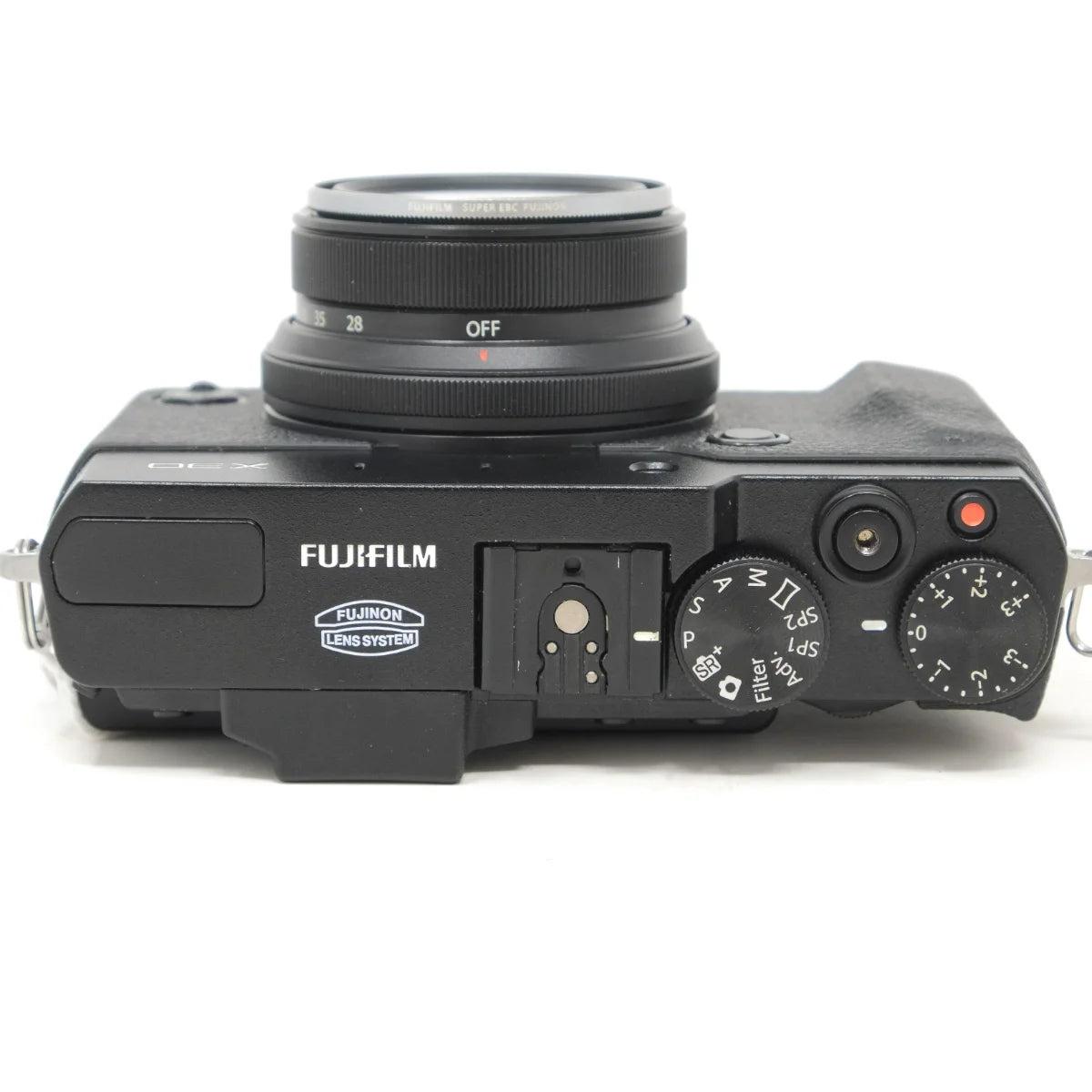 Used Fujifilm X30 Digital camera - top angle