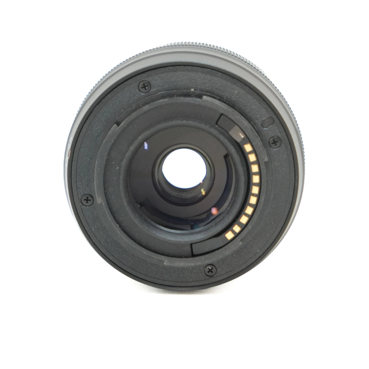 Camera lens on a white background