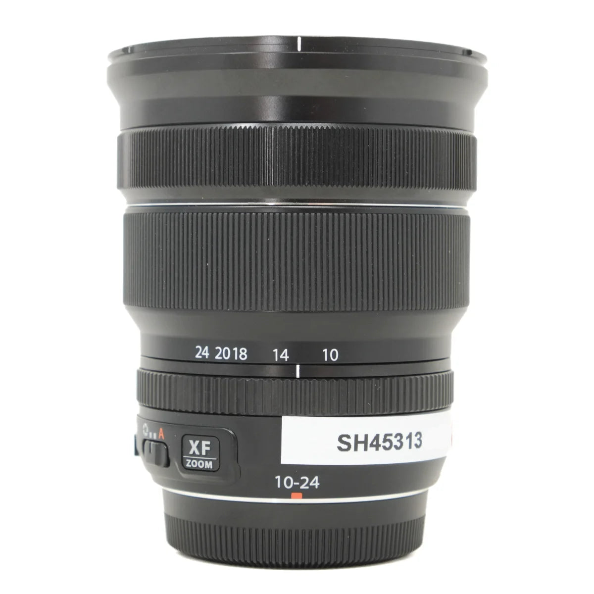 Used Fujifilm XF 10-24mm f4 R OIS lens - front angle