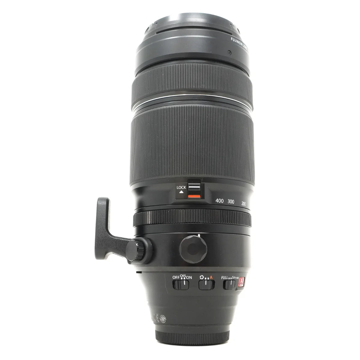 Used Fujifilm XF 100-400mm F4.5-5.6 R LM OIS WR Lens - side angle