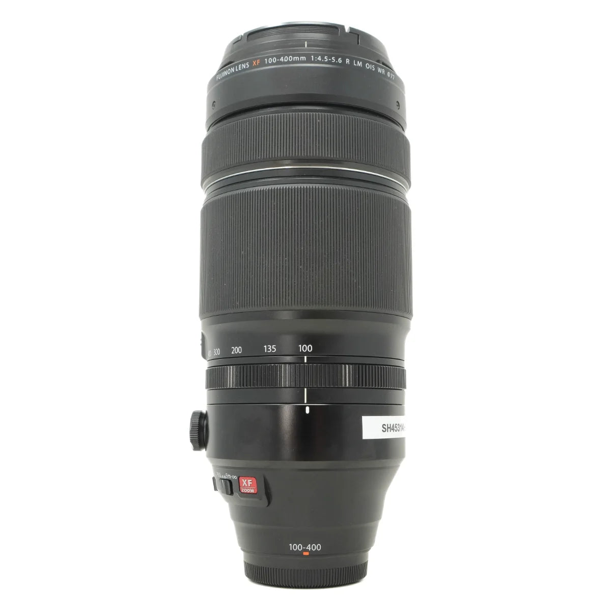 Used Fujifilm XF 100-400mm F4.5-5.6 R LM OIS WR lens - front angle