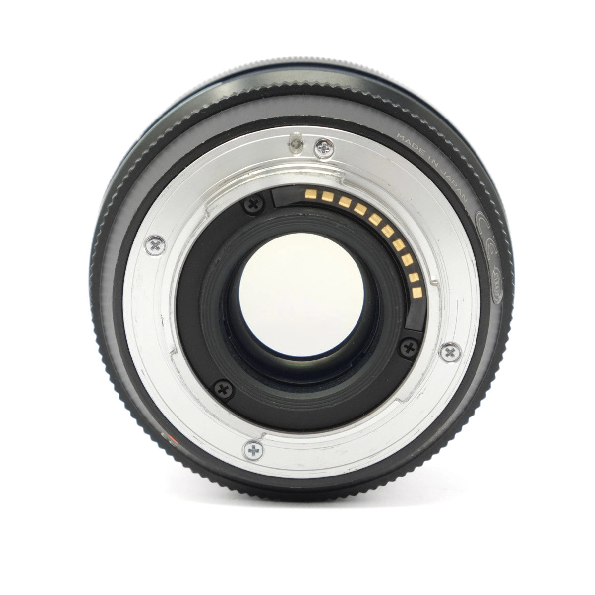 Camera lens on a white background
