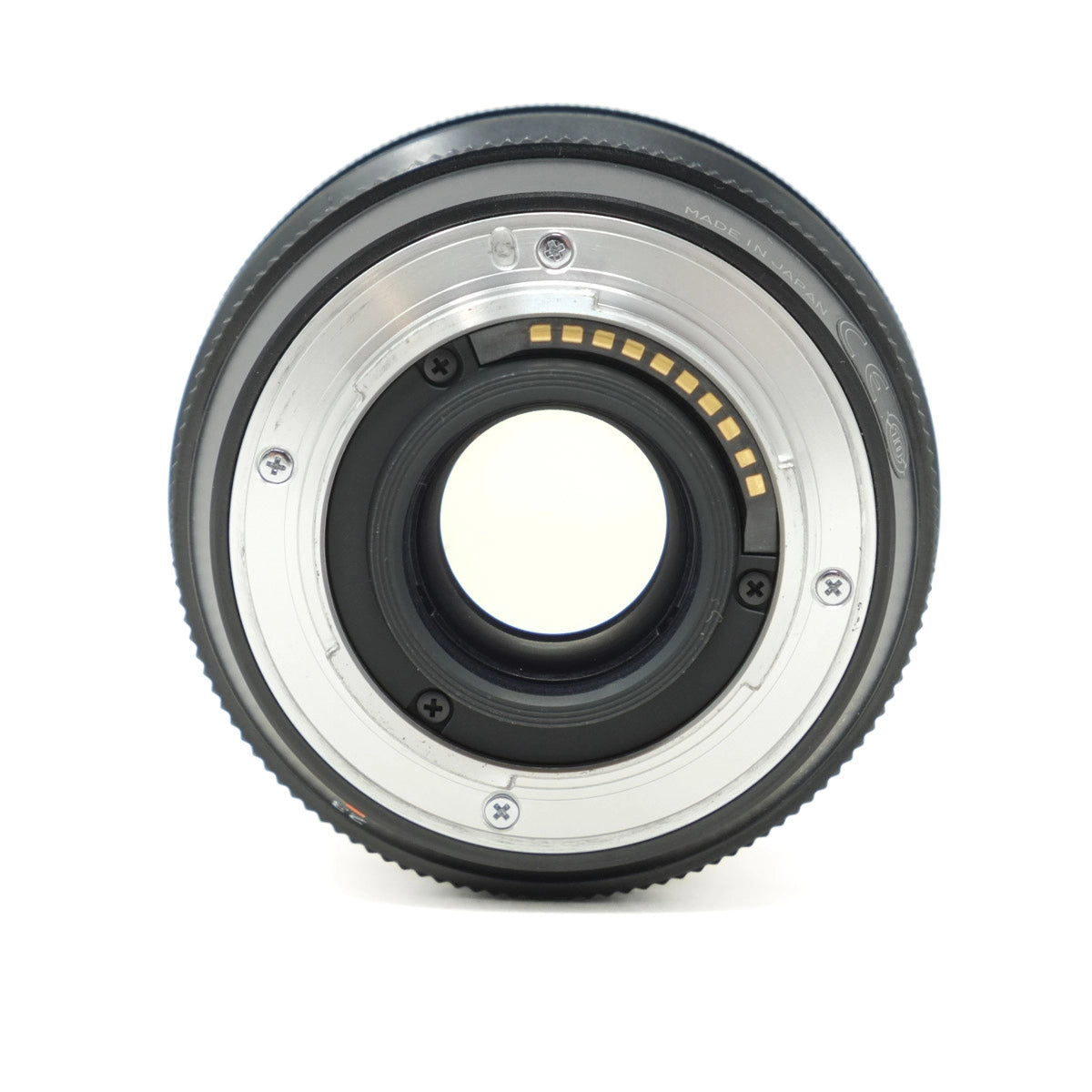 Camera lens on a white background