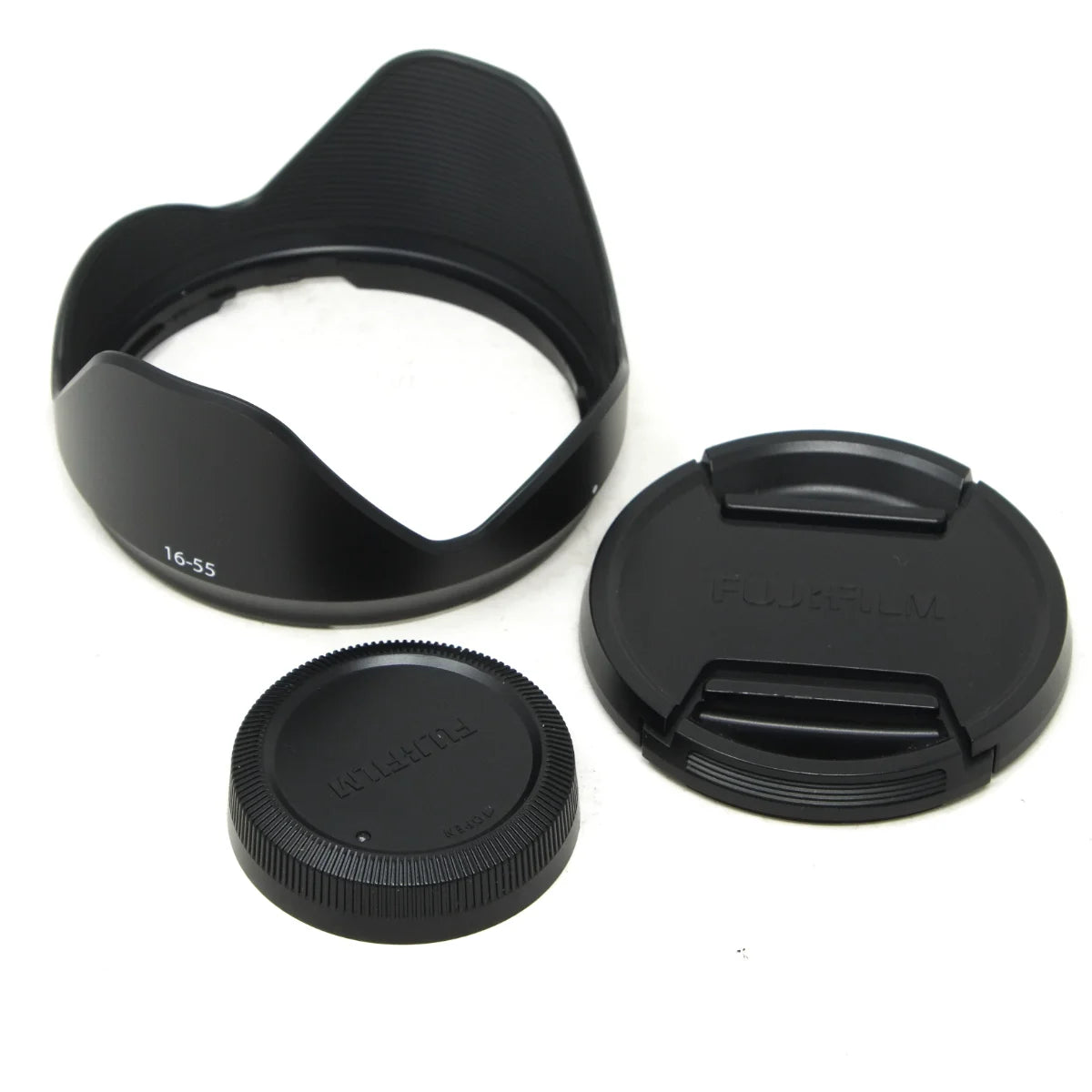 Used Fujifilm Xf 16-55mm F2.8 R LM WR Lens - lens hood and caps