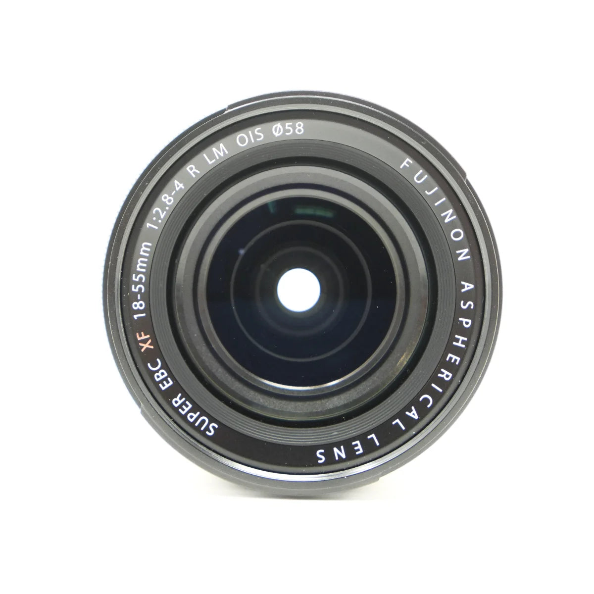 Used Fujinon XF 18-55mm F2.8-4 R LM OIS Lens - top angle