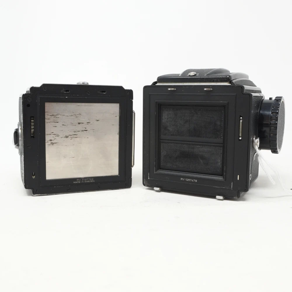 Used Hasselblad 500CM with 80mm F2.8 T* lens, back and WLF (SH45623)