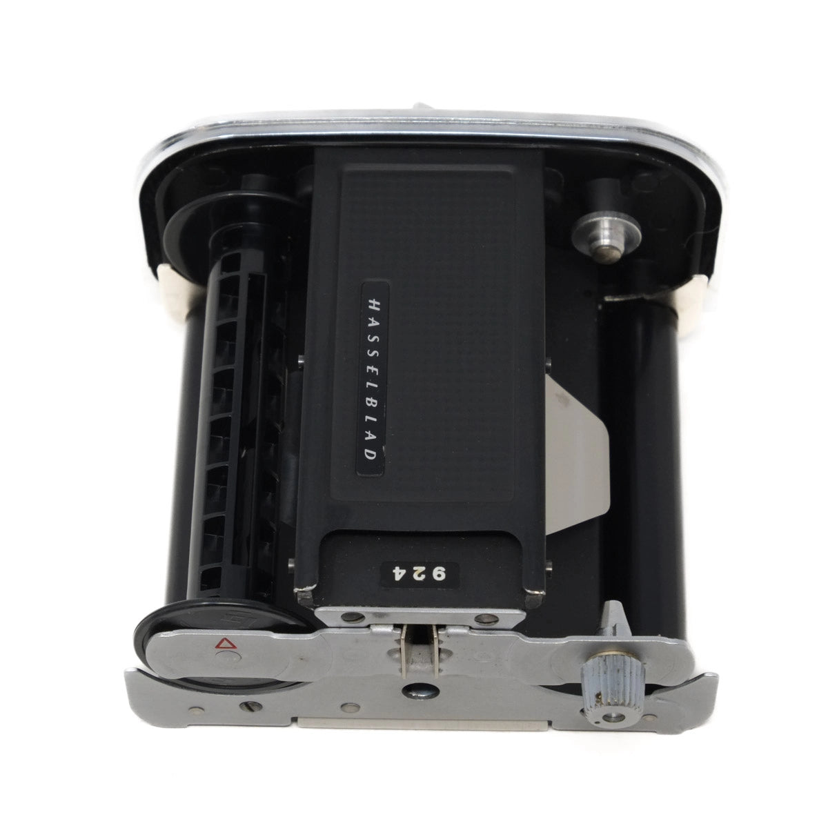 Hasselblad camera back with 'Hasselblad' branding on a white background