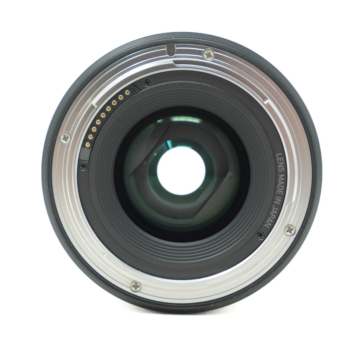 Camera lens on a white background