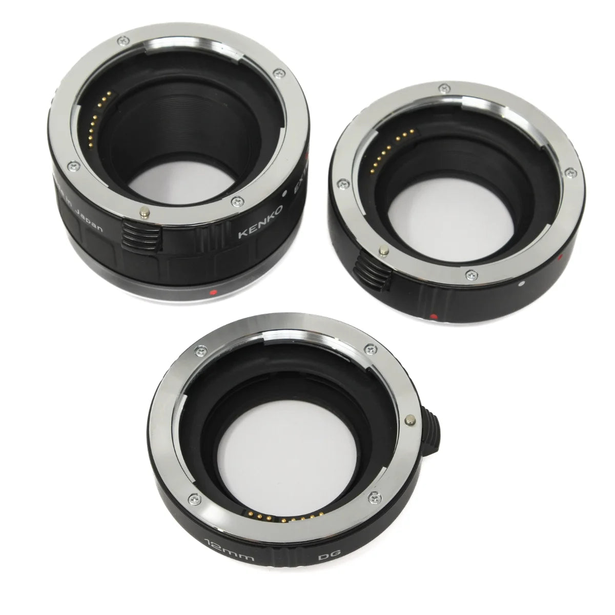 Used Kenko Extension tube set for Canon EF Mount - top angle