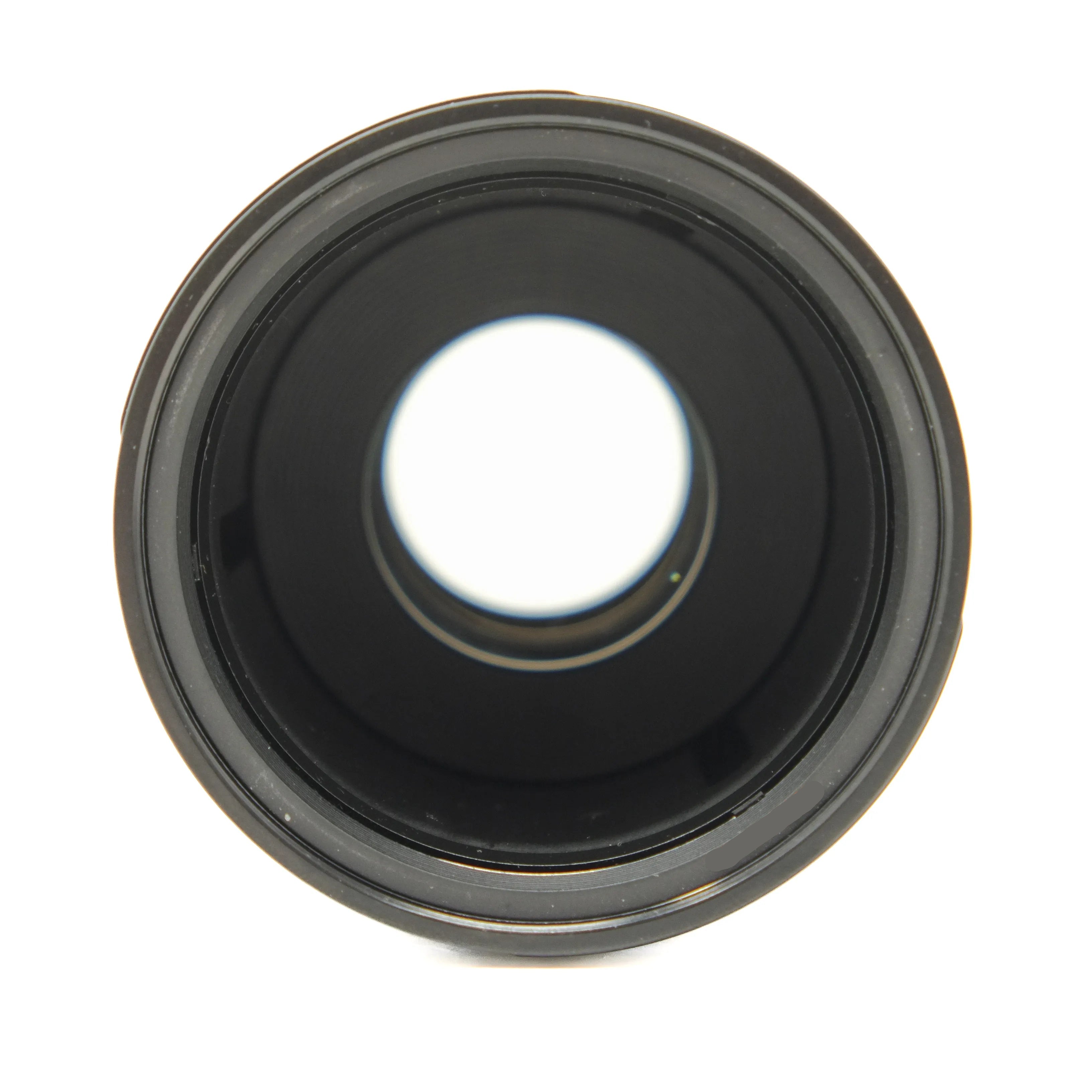 Camera lens on a white background