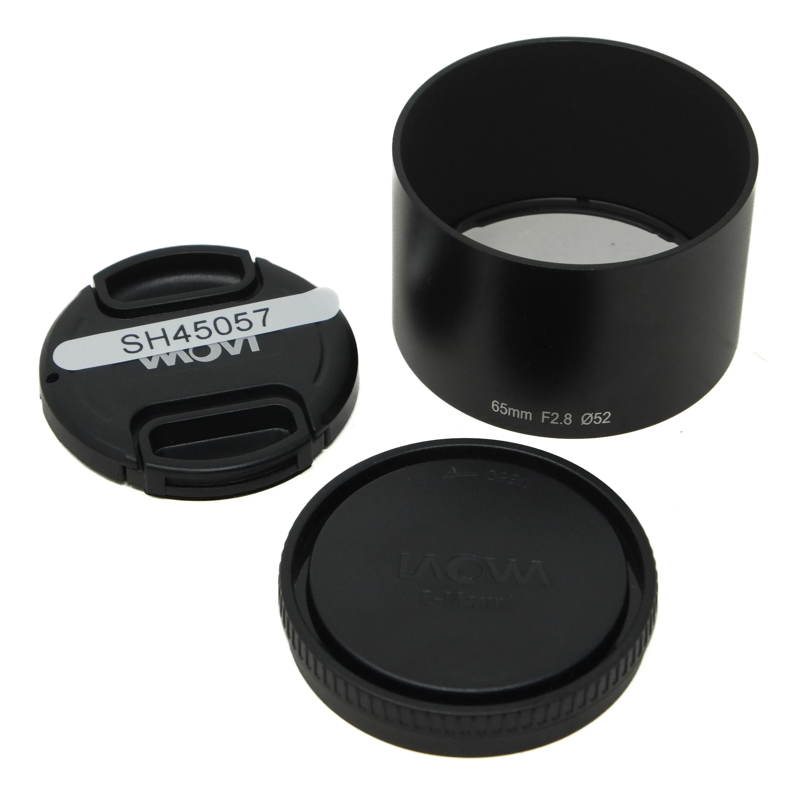 Used Laowa CF 65mm F2.8 CA-Dreamer Macro 2X Lens - caps and lens hood