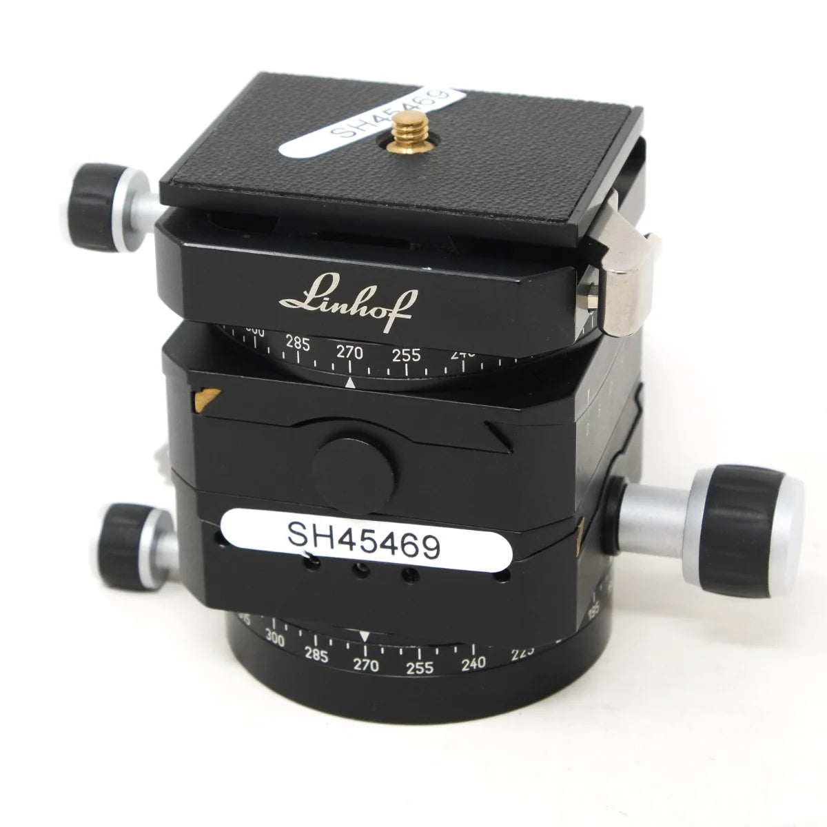 Used Linhof 3D Micro with DoveTail Track Head - front angle
