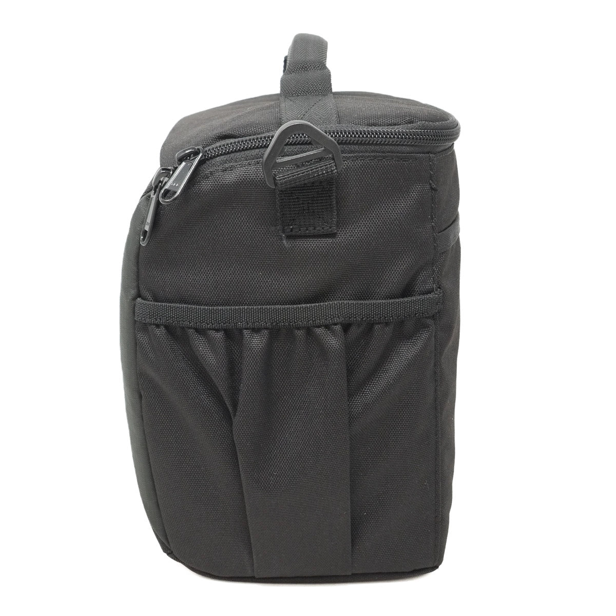 Used Lowepro shoulder case for DSLR and extra lenses - side angle
