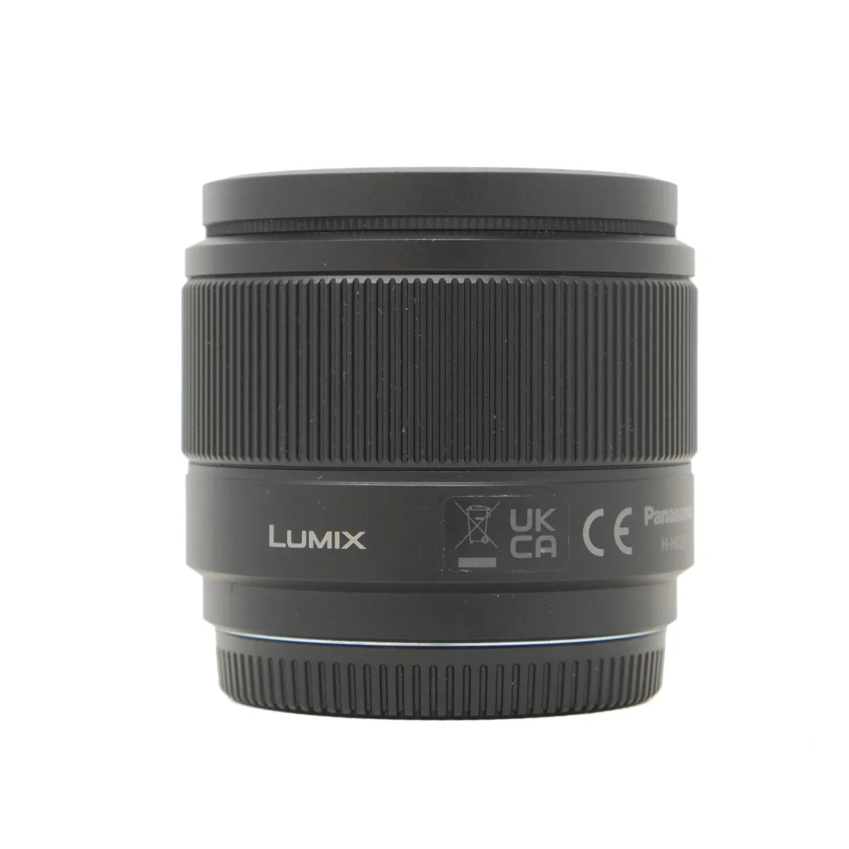 Used Lumix G 25mm f1.7 ASPH Lens - side angle