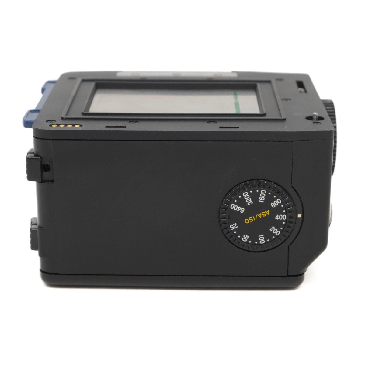 Used Mamiya 120 roll film back for Super, Pro and ProTL - top angle