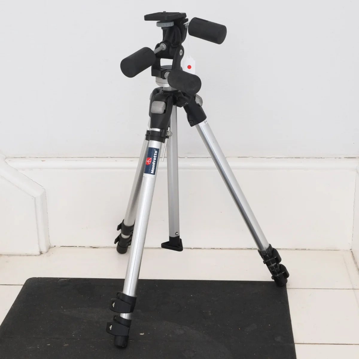 Used Manfrotto 190CL Tripod with 141 3 WAY Head - front angle