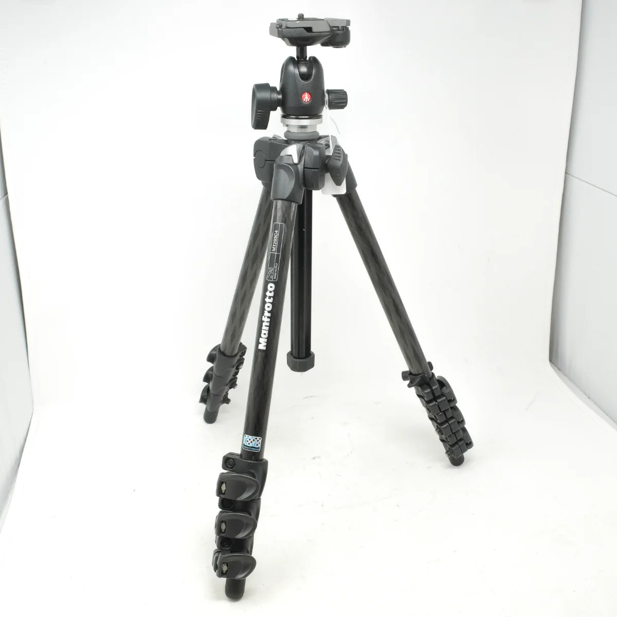 Used Manfrotto MT293C4 Carbon Fibre Travel Tripod - front angle
