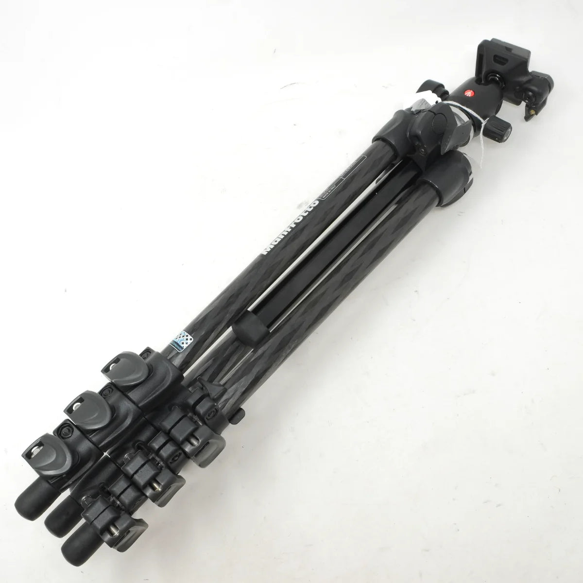 Used Manfrotto MT293C4 Carbon Fibre Travel Tripod - side angle