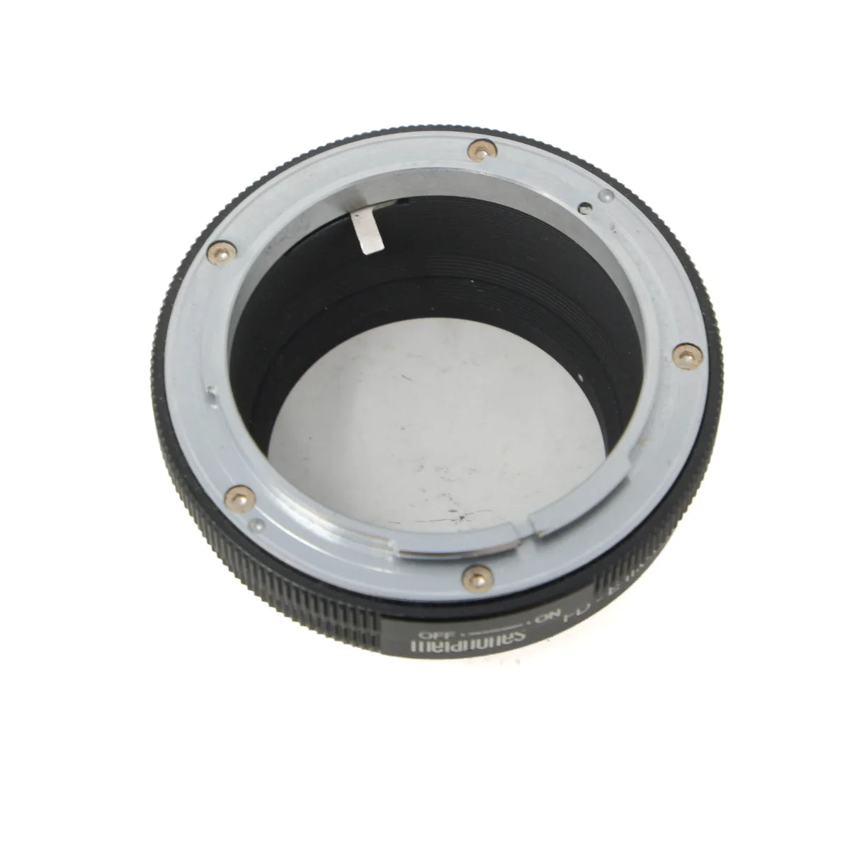 Used Metabones FD-E Mount Adaptor - top angle