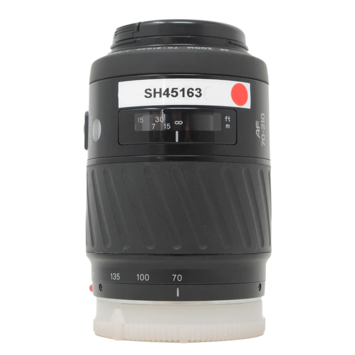 Used Minolta AF Zoom 70-210mm F4.5 in Sony A mount - front angle