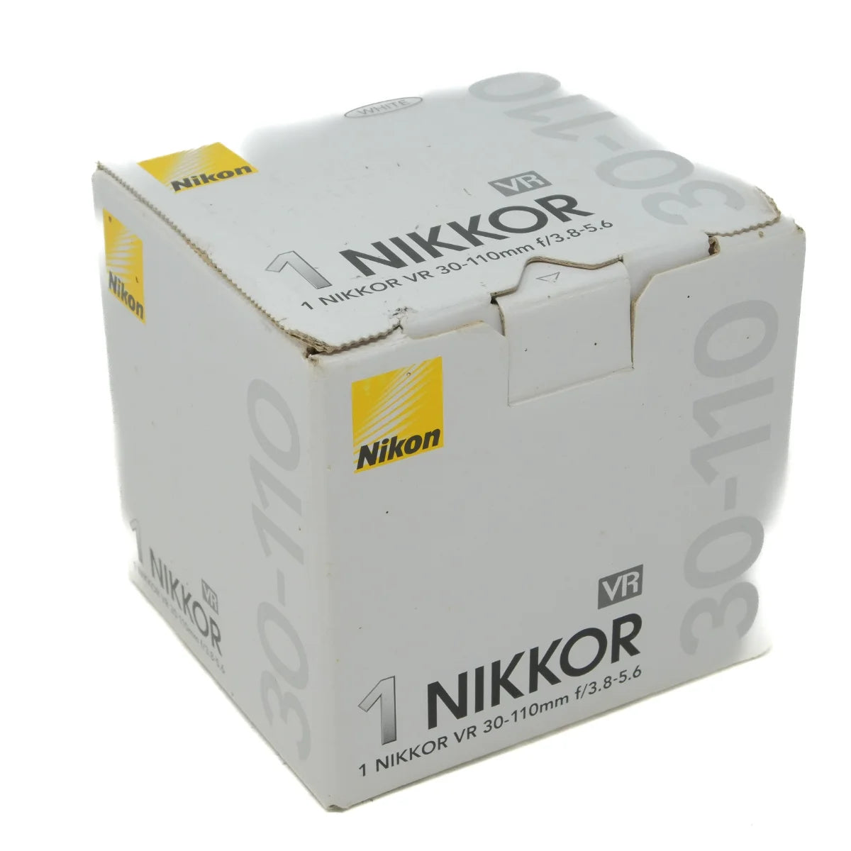 Used Nikon 1 Series Nikkor 30-110mm F3.8-5.6 VR Lens in White - box