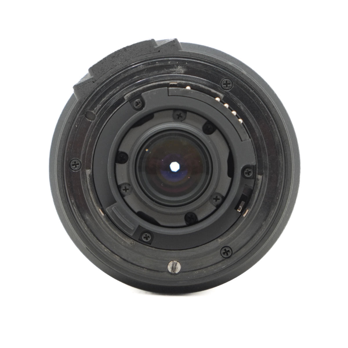 Camera lens on a white background