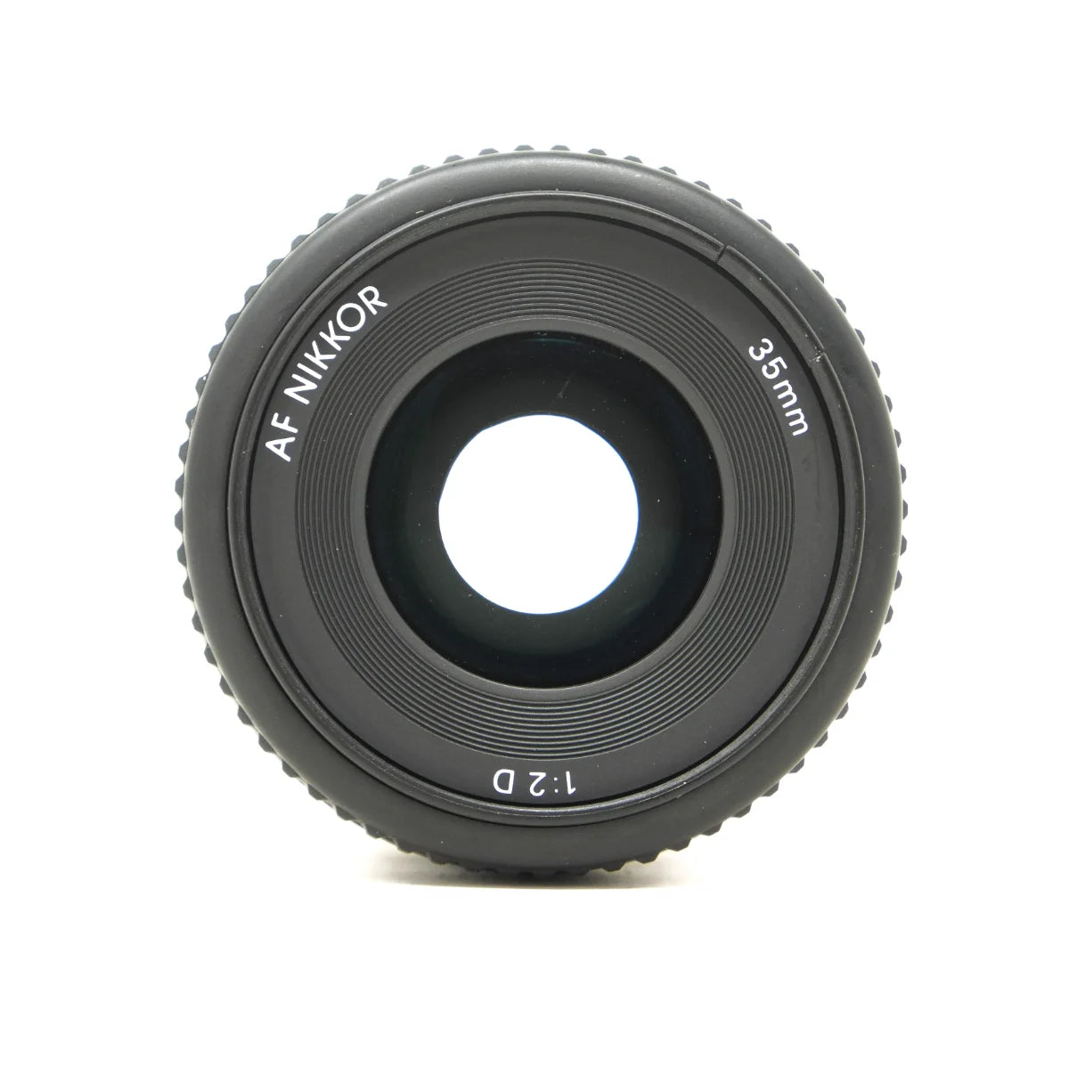 Used Nikon AF Nikkor 35mm F2D Lens - top angle
