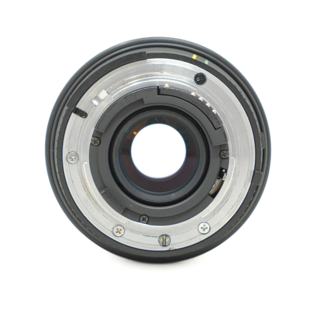 Camera lens on a white background