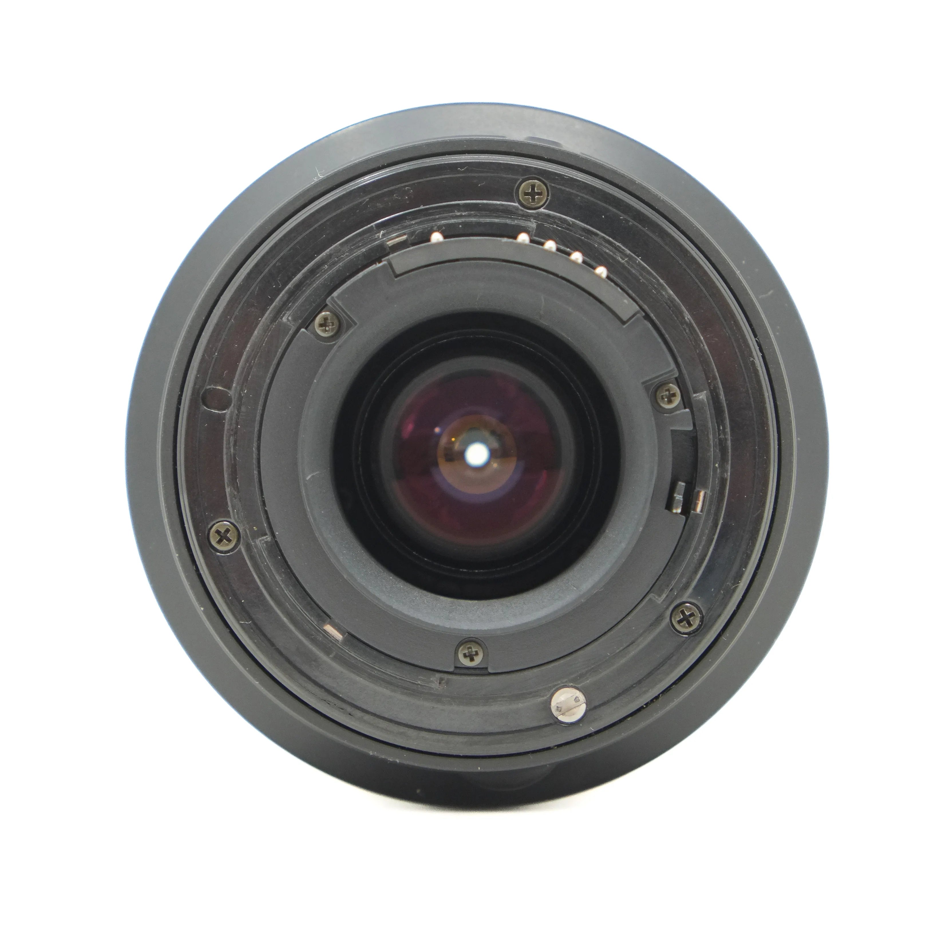 Camera lens on a white background