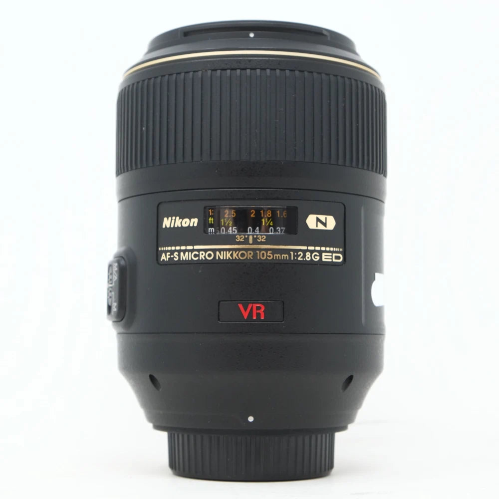 Used Nikon AF-S 105mm F2.8G Macro VR lens (Boxed SH45581)