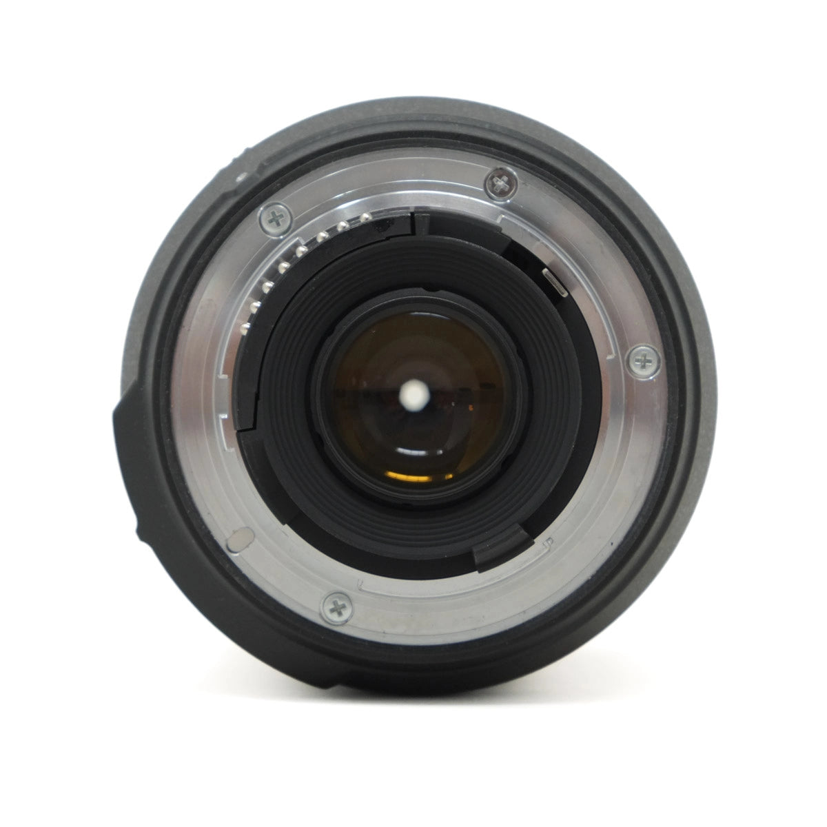 Camera lens on a white background