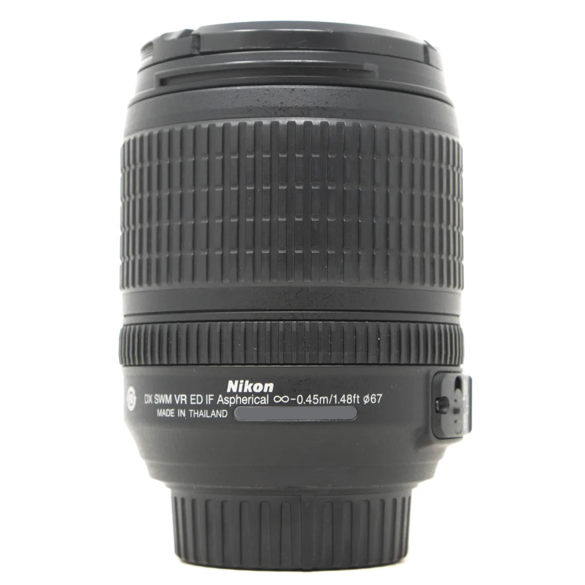 Used Nikon AF-S 18-105mm F3.5-5.6G ED VR Lens - side angle